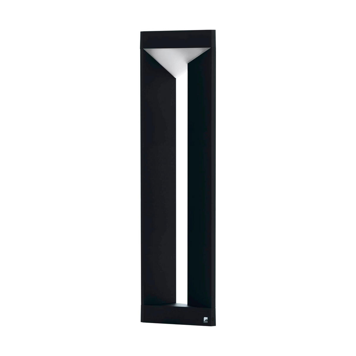 VONKAJŠIE STOJACIE SVIETIDLO 20/11/80 cm - čierna/biela, Design, kov/plast (20/11/80cm) - Eglo