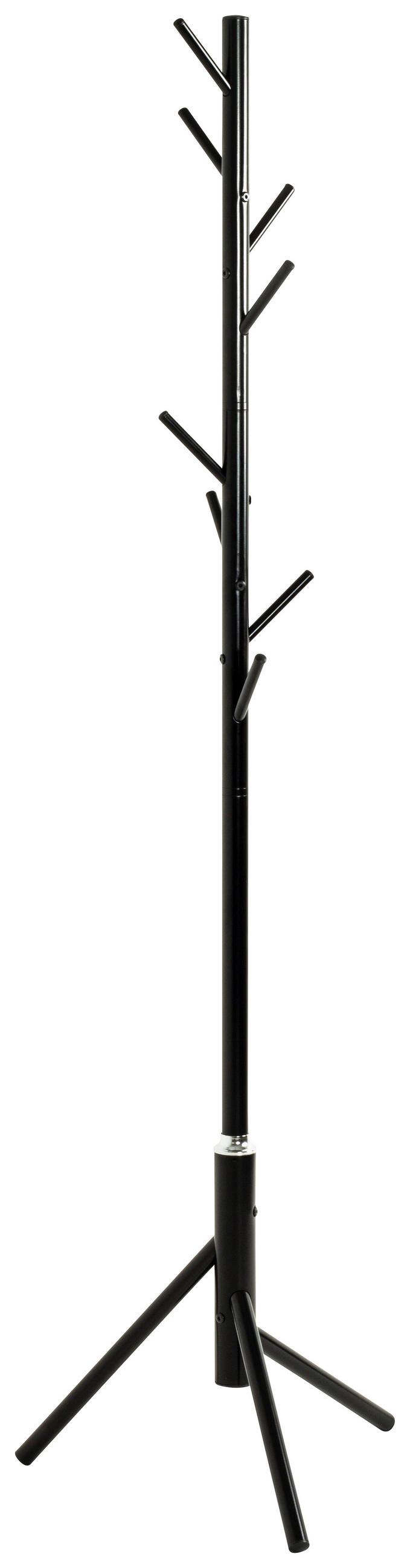ŠATNÍ STOJAN - černá, Moderní, kov (48/173/48cm)