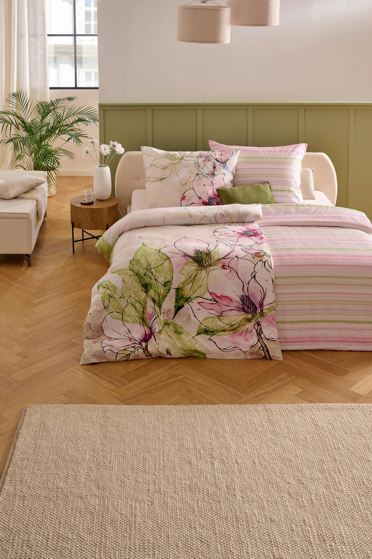 POSTELJINA 140/200 cm saten višebojna  - višebojna, Konvencionalno, tekstil (140/200cm) - Esposa