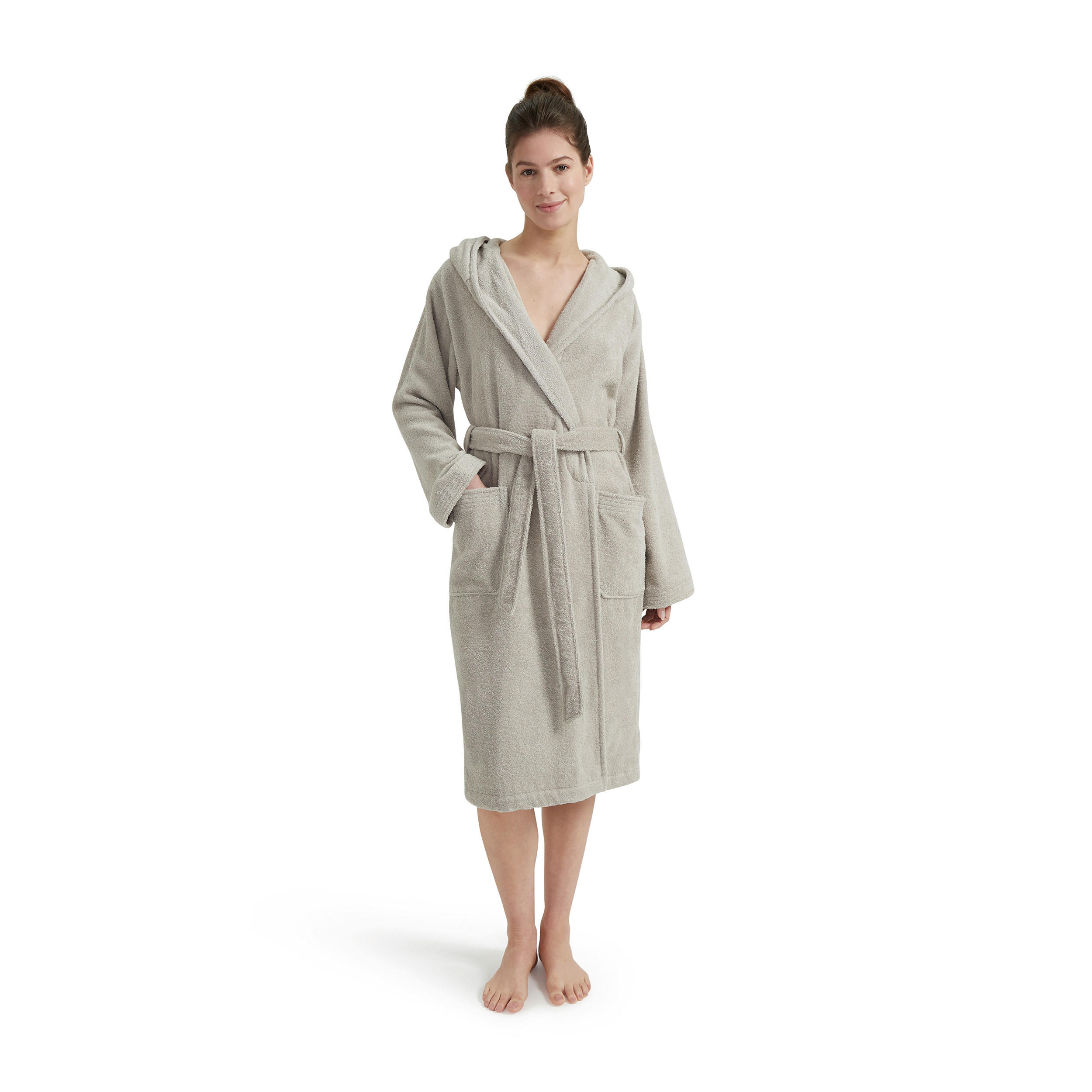BADEMANTEL XS Unisex  - Beige, Basics, Textil (XSnull) - Moeve