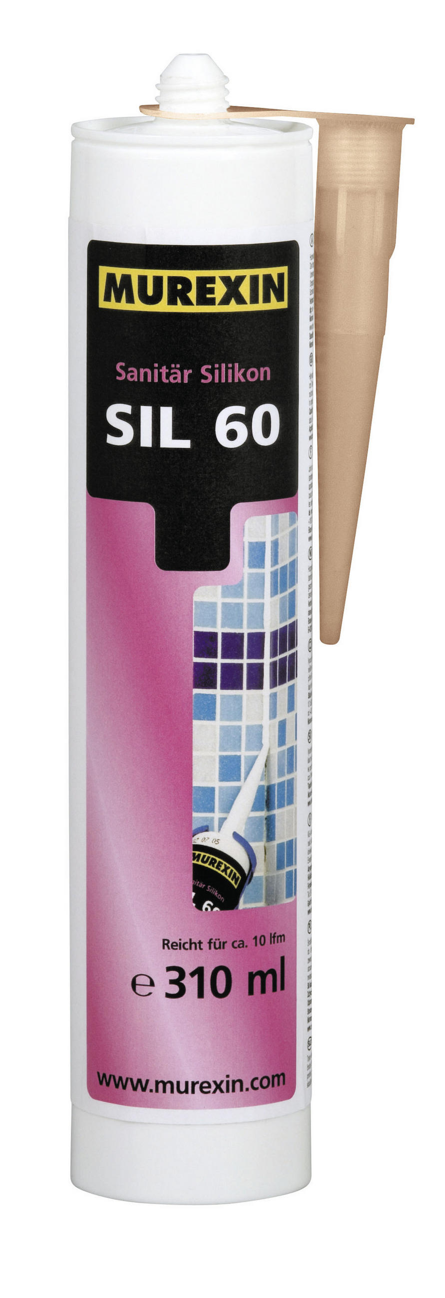 SANITÄRSILIKON HELLBRAUN - Hellbraun, Basics (0,31l) - Murexin