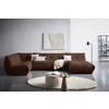 WOHNLANDSCHAFT Braun Cord  - Braun, Trend, Textil (210/390/185cm) - Livetastic
