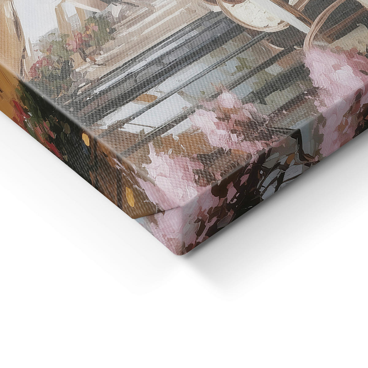 LEINWANDBILD Städte, Frauen 85/113 cm  - Multicolor, Basics, Holz/Textil (85/113cm)