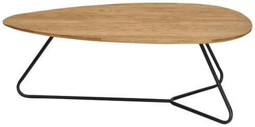 COUCHTISCH in Holz, Metall 110/75/40 cm  - Wildeiche/Schwarz, Trend, Holz/Metall (110/75/40cm) - Boxxx