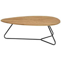 COUCHTISCH in Holz, Metall 110/75/40 cm  - Wildeiche/Schwarz, Trend, Holz/Metall (110/75/40cm) - Boxxx