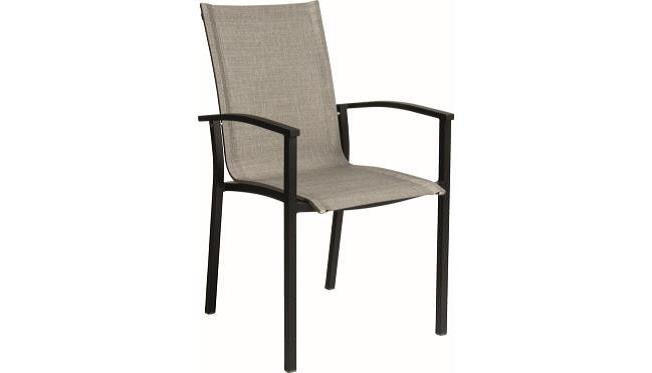 STAPELSESSEL in Metall, Textil Schwarz, Graubraun  - Graubraun/Schwarz, Design, Textil/Metall (56/96/65cm) - Stern