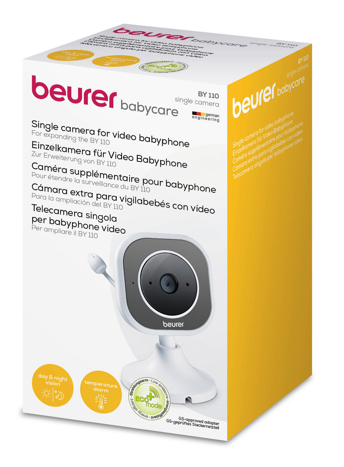 BABYPHONE-ERWEITERUNG ZU BY110 300 m  - Weiss, Basics (8,1/16,8/10,2cm) - Beurer