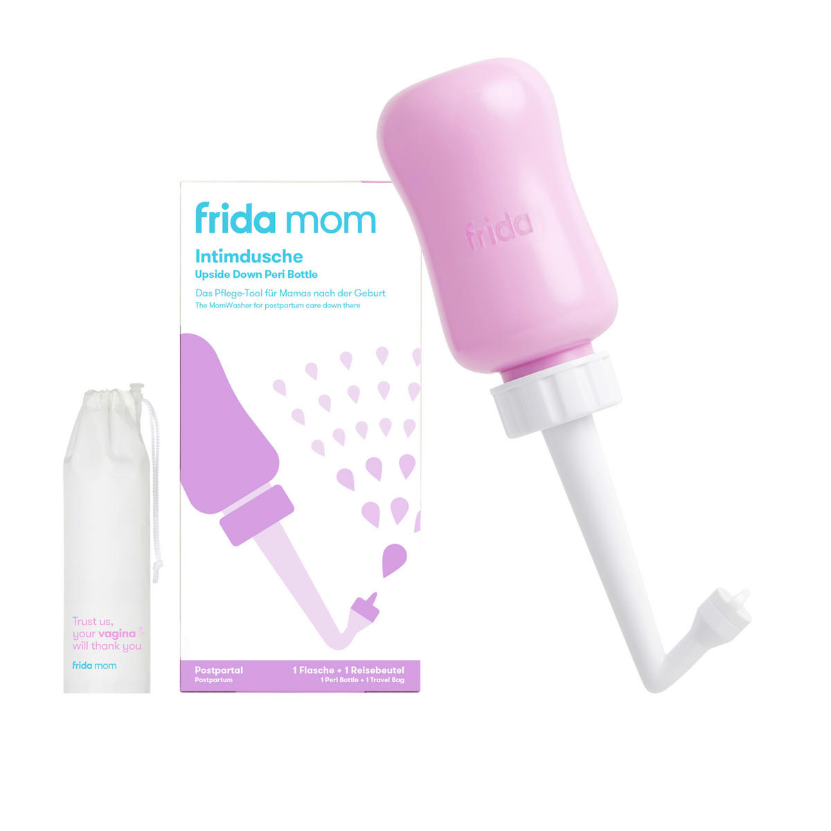 WOCHENBETT-INTIMPFLEGE - Violett, Basics, Kunststoff (7,6/18,5/7,6cm) - frida