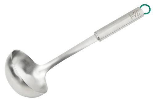 SCHÖPFLÖFFEL  - Silberfarben/Grau, Design, Metall (30,5cm) - Chefkoch+Fackelmann