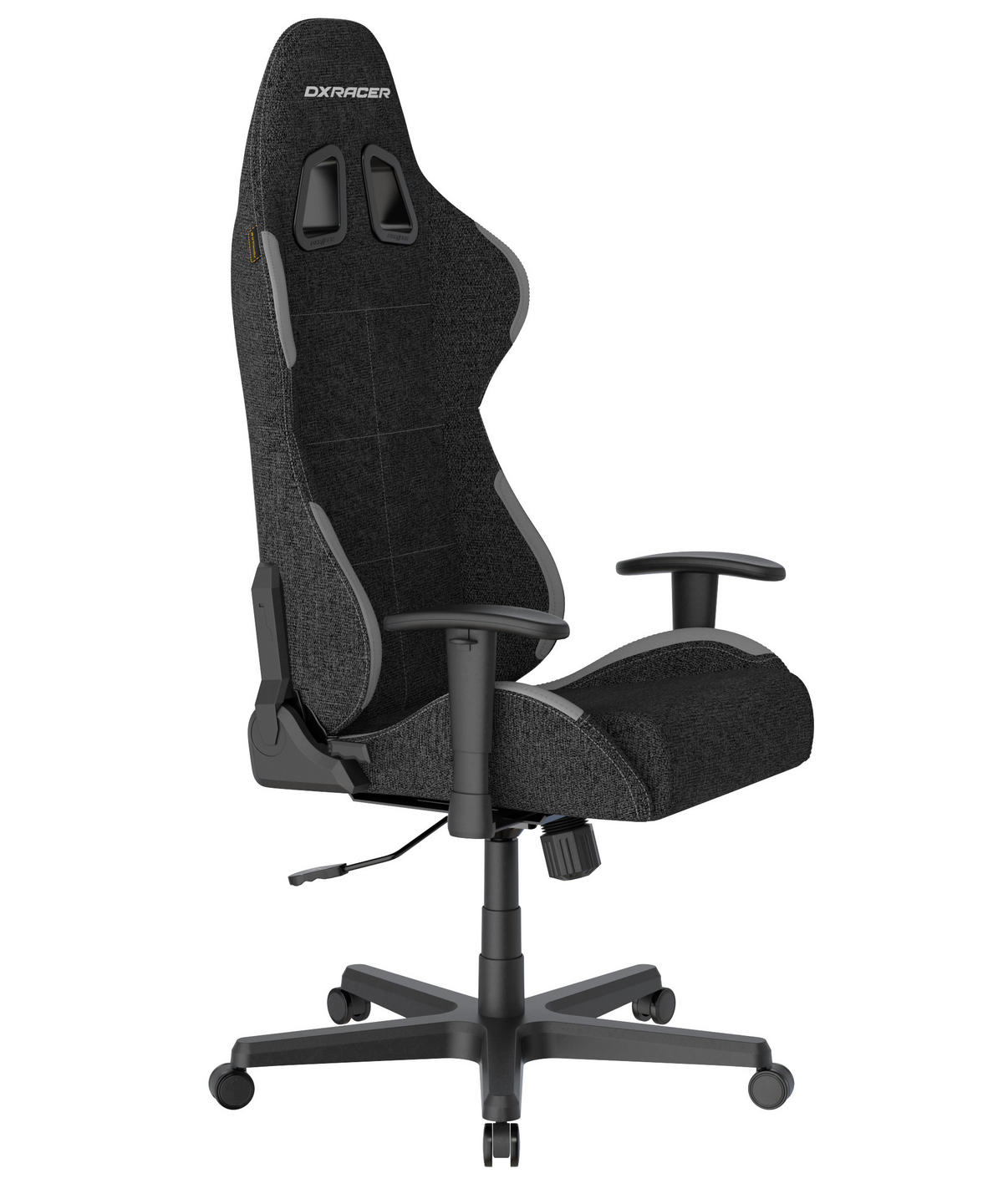 GAMINGSTUHL  in Grau, Schwarz  - Schwarz/Grau, KONVENTIONELL, Kunststoff/Textil (70/129/70cm) - Dxracer