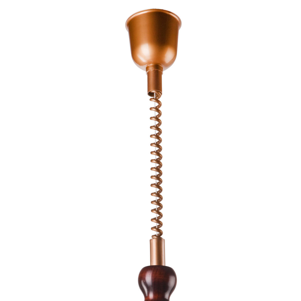 PENDELLEUCHTE 64/30/64 cm  - Haselnussfarben, Natur, Glas/Holz (64/30/64cm)