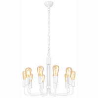 PENDELLEUCHTE 98/54/98 cm  - Weiß Hochglanz, KONVENTIONELL, Metall (98/54/98cm)