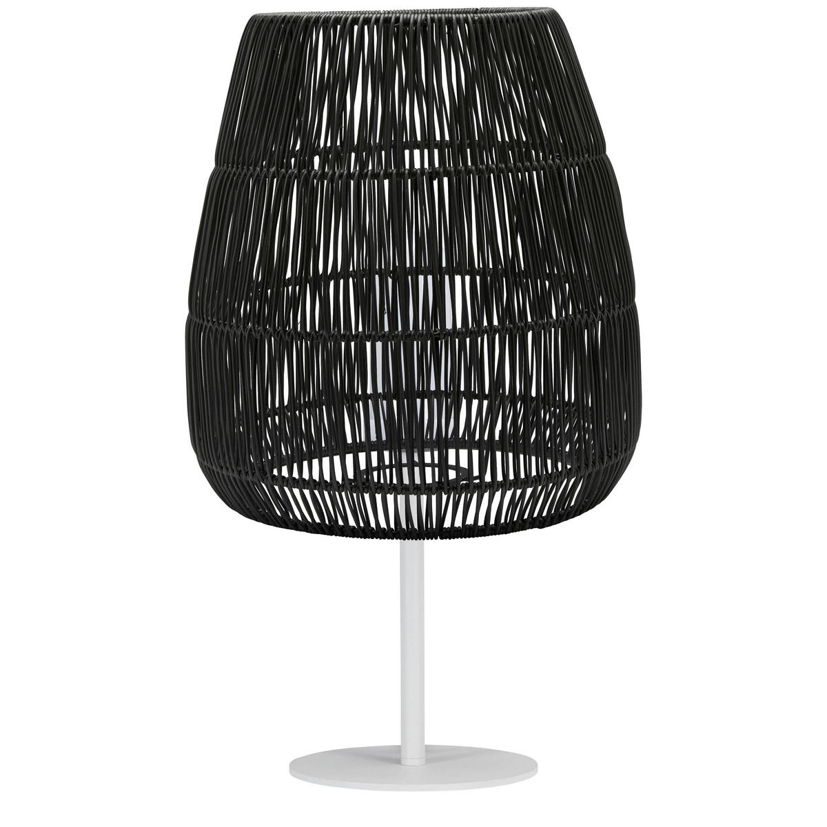 AUßENLEUCHTE 38/71 cm   - Schwarz, Basics, Kunststoff (38/71cm)
