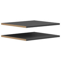 EINLEGEBODEN 42/1,5/36 cm   - Graphitfarben, Modern, Holzwerkstoff (42/1,5/36cm) - Carryhome
