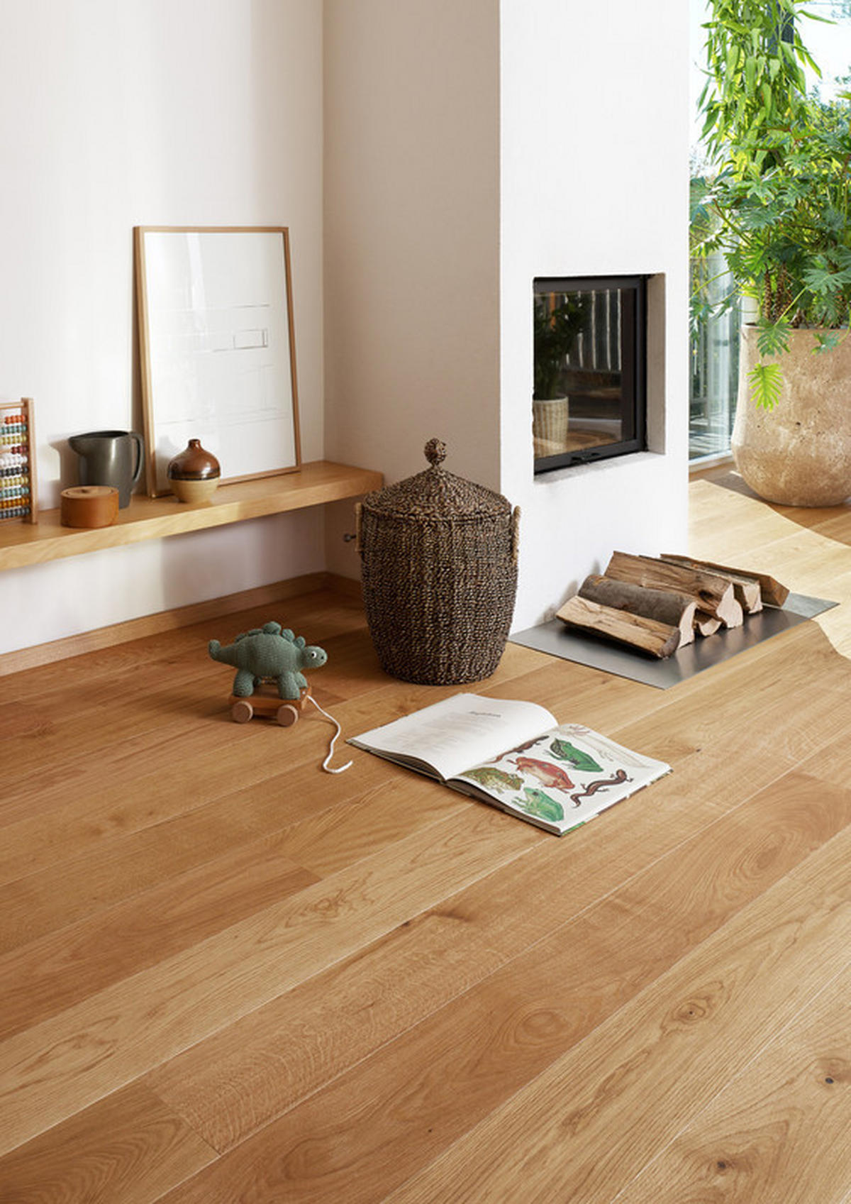 LANDHAUSDIELE Puristico Trend Eiche Natur 1000012901  per  m² - Eichefarben, Trend, Holz (220,5/17,6/1,3cm) - Tilo