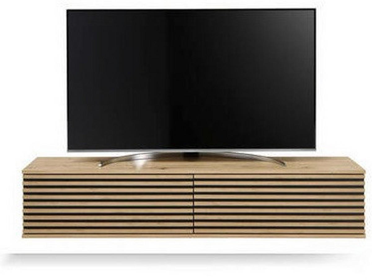 LOWBOARD  in 180/30/30 cm  - Schwarz/Eiche Artisan, Design, Holzwerkstoff/Kunststoff (180/30/30cm) - Boxxx