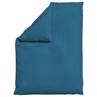 BETTDECKENBEZUG -teilig KNITTED JERSEY Jersey 155/220 cm  - Blau, Basics, Textil (155/220cm) - Schlafgut