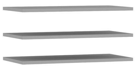 EINLEGEBODENSET 3-teilig Grau  - Grau, Basics, Holzwerkstoff (82,9/2,2/42cm) - Carryhome