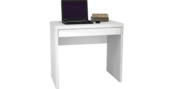 SCHREIBTISCH 79/44/76 cm in Weiß - Weiß, KONVENTIONELL, Holzwerkstoff (79/44/76cm) - Venda