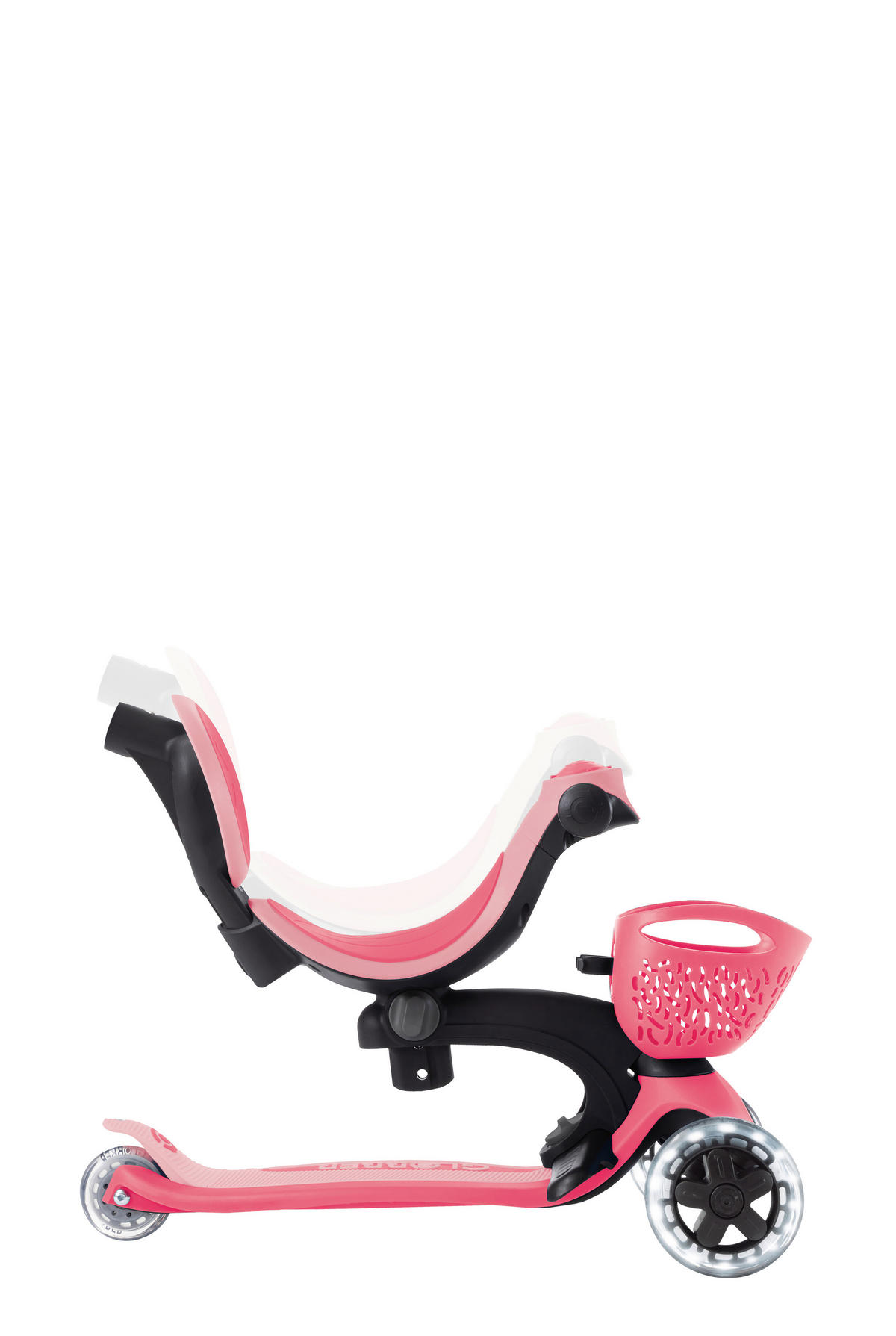 LAUFRAD GO-UP BABY 360 LIGHT 3IN1  - Pink/Rosa, LIFESTYLE, Kunststoff (75/29,5/102,5cm) - GLOBBER