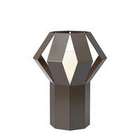 BORDSLAMPA Octa 21/27/21 cm   - brun/mocca, Basics, metall (21/27/21cm) - Markslöjd