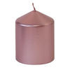 STUMPENKERZE  - Rosa, KONVENTIONELL (7,7cm)