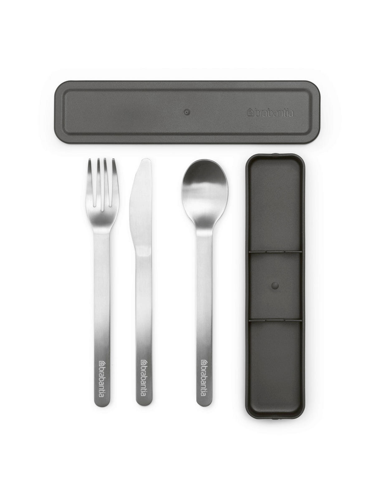 SADA PŘÍBORŮ, nerezová ocel, 3dílné - Basics, kov/plast (18.5/2.3/4.5cm) - Brabantia