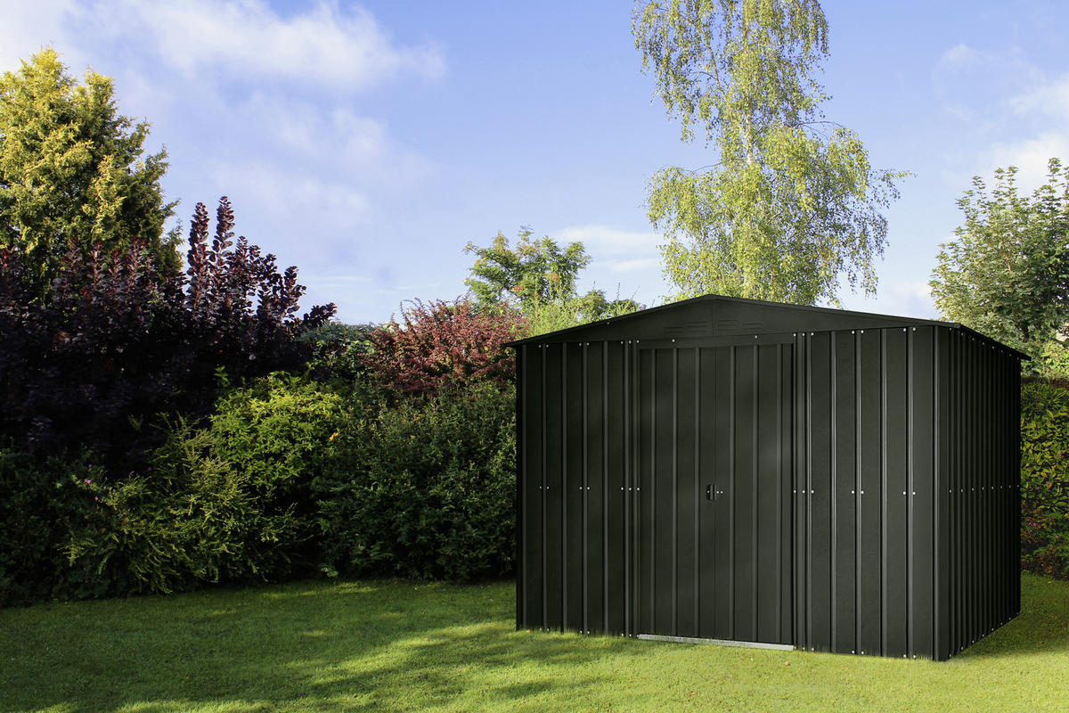 GERÄTEHAUS 308/202/247 cm  - Anthrazit, Basics, Metall (308/202/247cm)