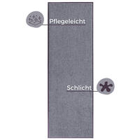 SCHMUTZFANGMATTE  60/180 cm  Grau  Uni  - Grau, Basics, Kunststoff/Textil (60/180cm) - Hanse Home