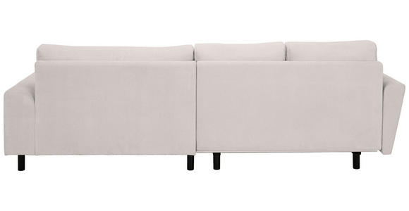ECKSOFA in Webstoff Weiß  - Buchefarben/Weiß, KONVENTIONELL, Holz/Textil (294/169cm) - Carryhome
