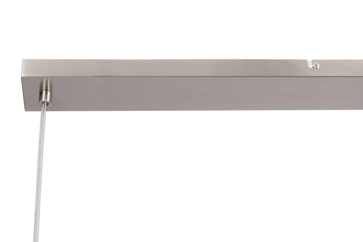 HÄNGELEUCHTE Leonie 110/20/150 cm   - Opal, Basics, Glas/Metall (110/20/150cm) - Novel