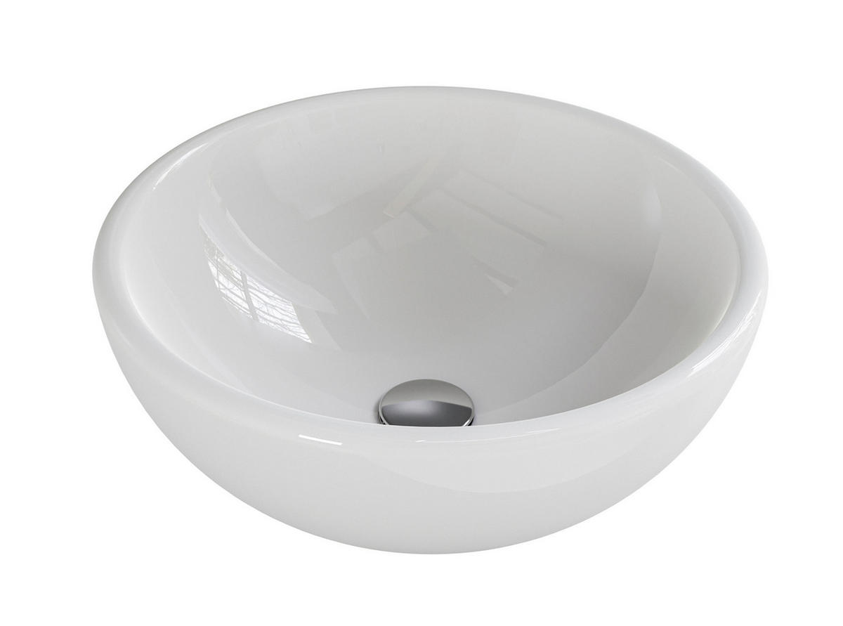 WASCHBECKEN 31/14/31 cm  - Weiß, Basics, Keramik (31/14/31cm) - Sadena