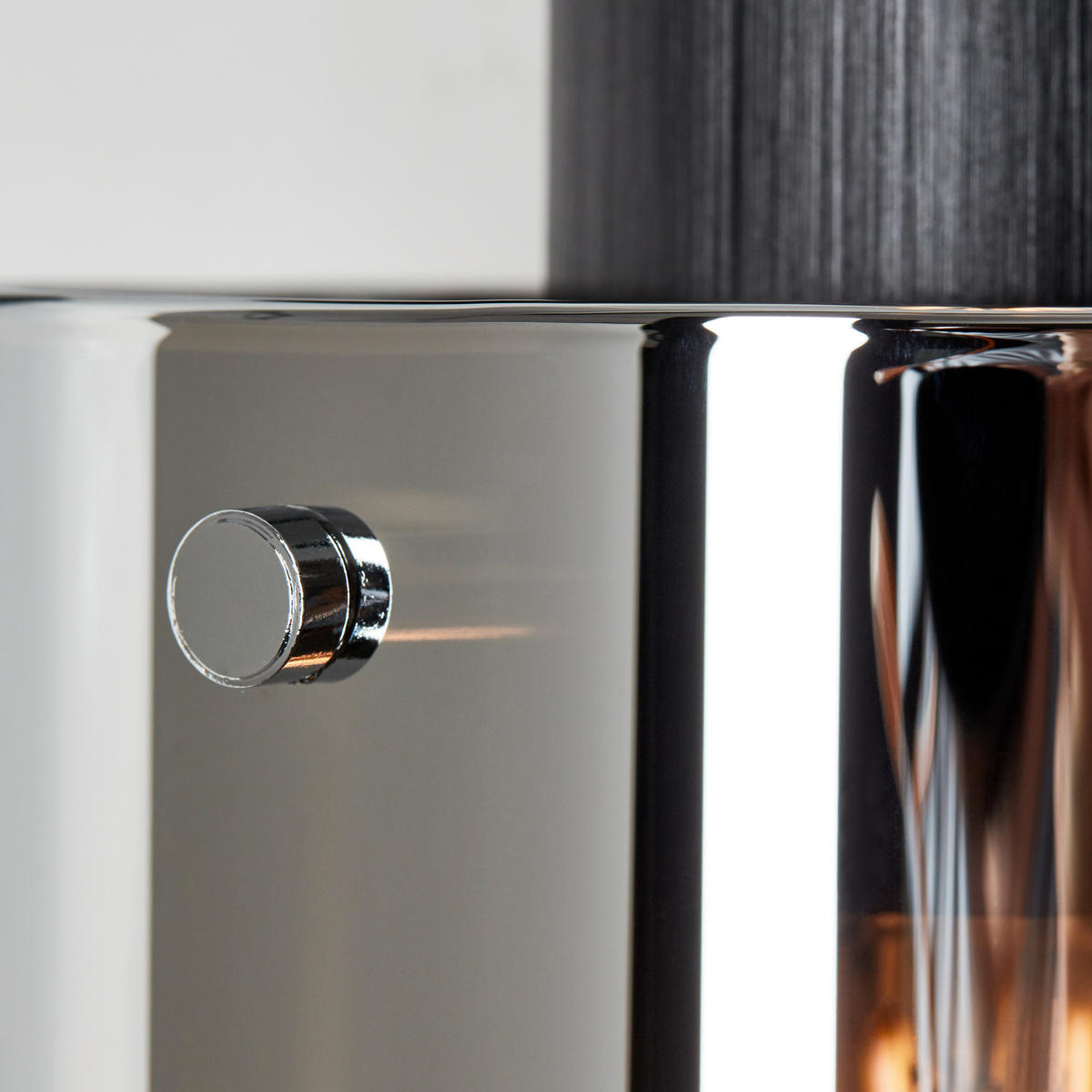 WANDLEUCHTE - Schwarz/Grau, Design, Glas/Metall (34/20/15cm) - Brilliant