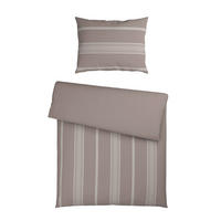 BETTWÄSCHE 2-teilig REMSA Flanell 140/220 cm  - Taupe, KONVENTIONELL, Textil (140/220cm) - Esposa