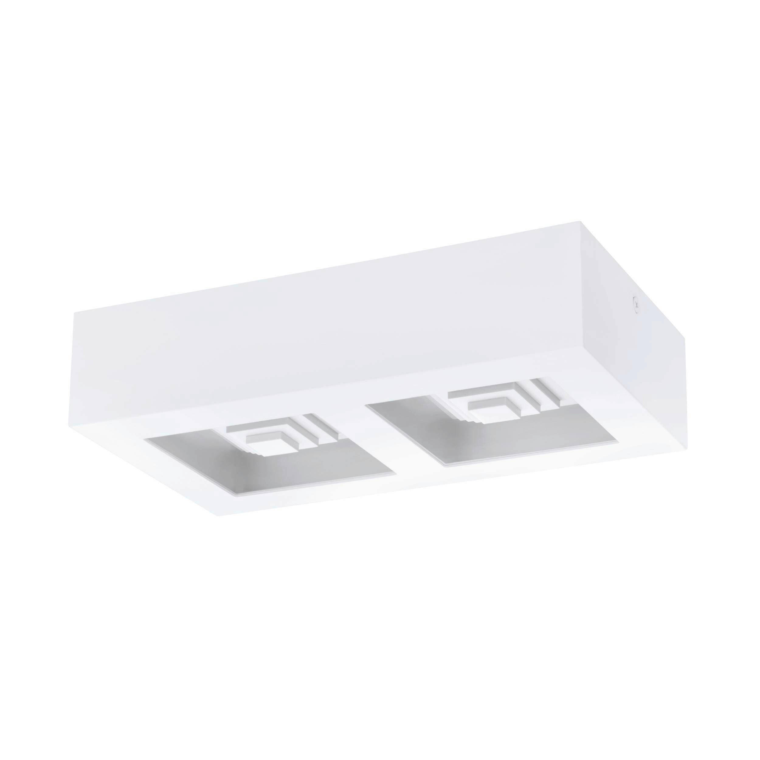 DECKENLEUCHTE 6,3 W    25,5/14/6 cm  - Weiß, KONVENTIONELL, Kunststoff/Metall (25,5/14/6cm) - Eglo