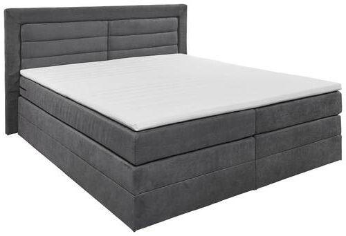 BOXSPRINGBETT 180/200 cm  in Grau  - Grau, Basics, Holzwerkstoff/Kunststoff (180/200cm) - MID.YOU
