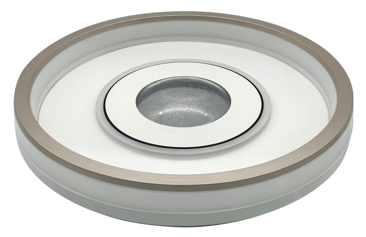 STROPNA LED-SVETILKA  VIOLET /2160 lm/3000/4000/6500 K// - svetlo siva, Basics, umetna masa (47,5/5cm)