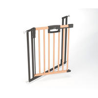 TÜRSCHUTZGITTER  - Anthrazit/Buche Kolonial, Basics, Holz/Metall (88,5cm) - Geuther