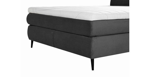 BOXSPRINGBETT 180/200 cm  in Schwarz  - Schwarz, Trend, Holz/Textil (180/200cm) - Esposa