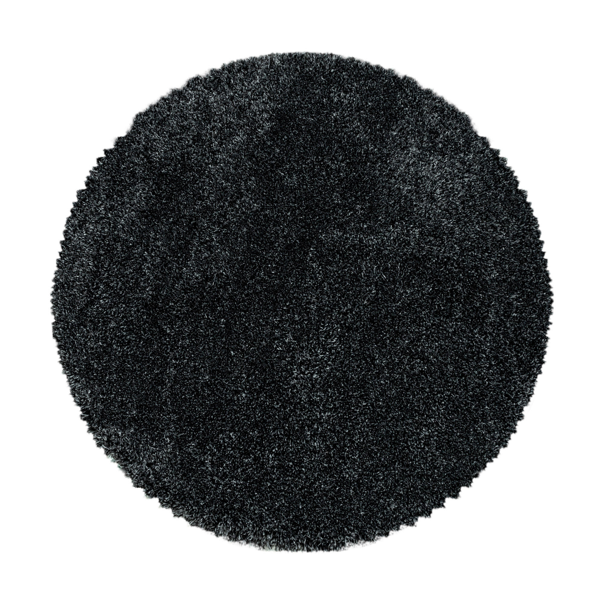 HOCHFLORTEPPICH gewebt Anthrazit - Anthrazit, Basics, Textil (80cm) - Novel
