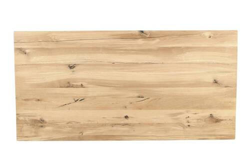 TISCHPLATTE - Wildeiche, MODERN, Holz (200/100/5,5cm) - Boxxx