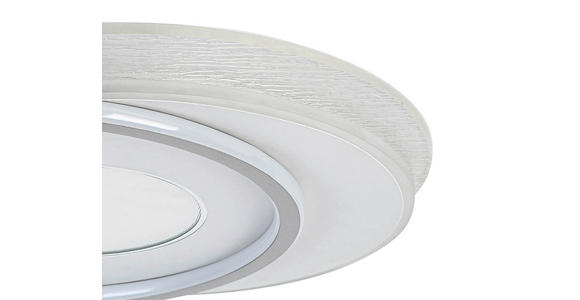 DECKENLEUCHTE    44/48/5 cm  - Chromfarben/Alufarben, Trend, Kunststoff/Metall (44/48/5cm) - Novel