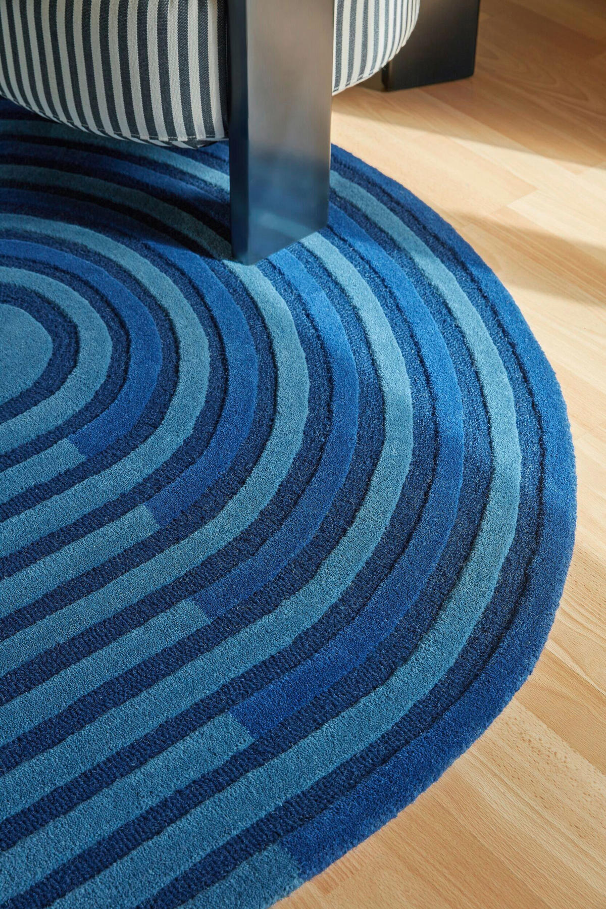 WOLLTEPPICH 120/180 cm Dunkelblau  - Dunkelblau, MODERN, Textil (120/180cm) - Xora