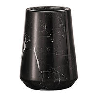 ZAHNPUTZBECHER Stein  - Schwarz, Basics, Stein (8,6/10cm) - Kleine Wolke