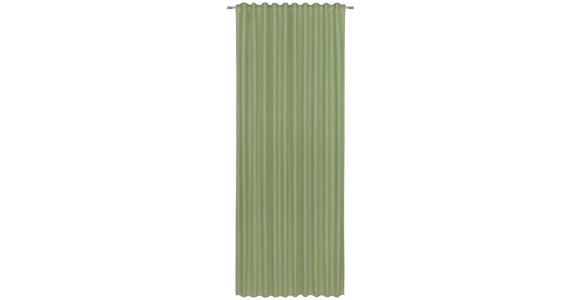 FERTIGVORHANG blickdicht - Grün, Basics, Textil (140/245cm) - Boxxx