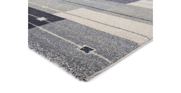 LÄUFER 80/200 cm Palazzo Alto Blau, Grau  - Blau/Grau, Design, Textil (80/200cm) - Novel