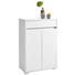 KOMMODE 80/120/48 cm - Alufarben/Weiß, Design, Holzwerkstoff/Kunststoff (80/120/48cm) - Carryhome KOMMODE 80/120/48 cm - Alufarben/Weiß, Design, Holzwerkstoff/Kunststoff (80/120/48cm) - Carryhome
