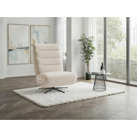 RELAXSESSEL Textil Sandfarben  - Sandfarben/Schwarz, Basics, Textil/Metall (80/109/98cm) - Sit & More