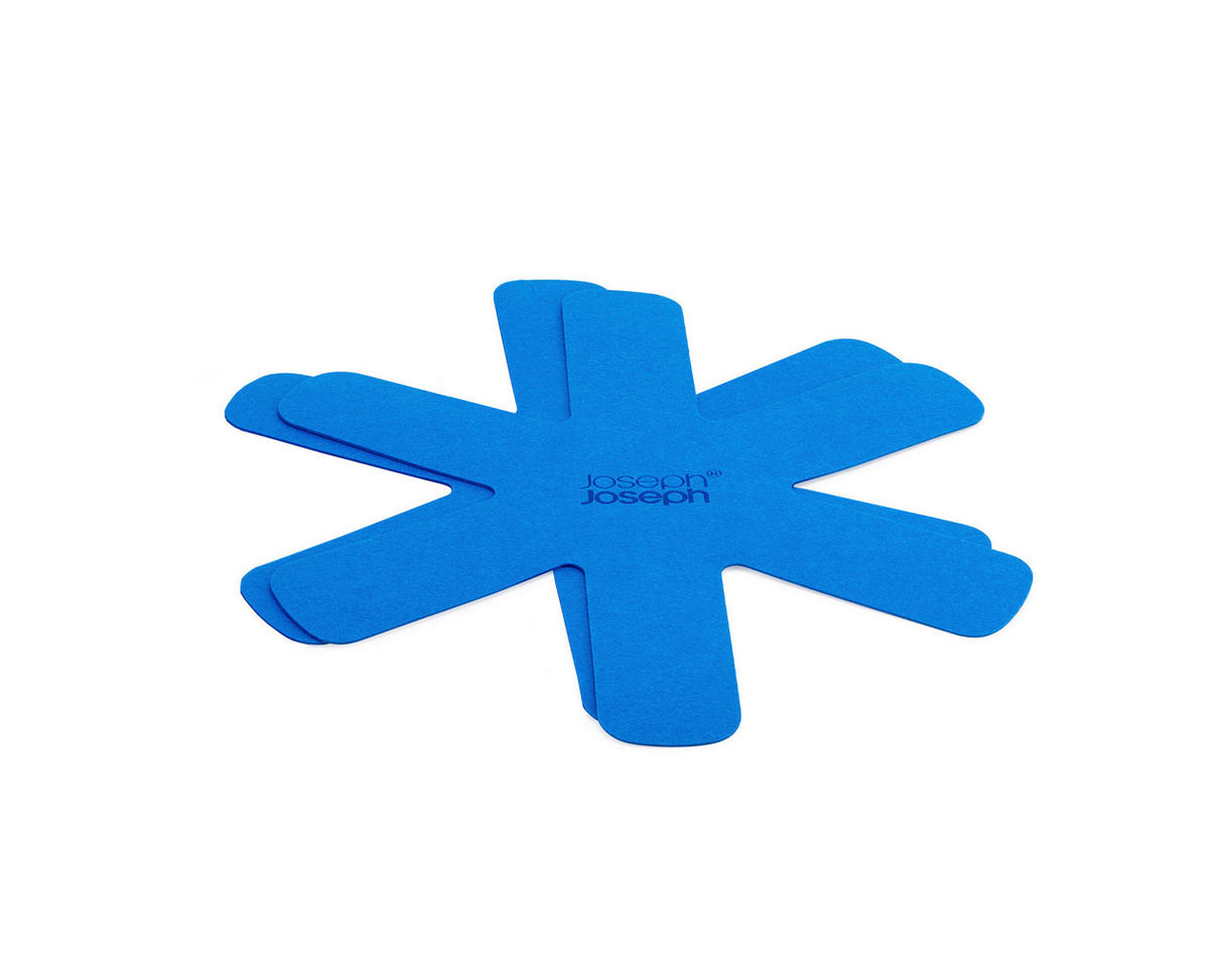 PFANNENSET Space Aluminium, Edelstahl 2-teilig  - Blau, Basics, Kunststoff/Metall (24+28cm) - Joseph Joseph