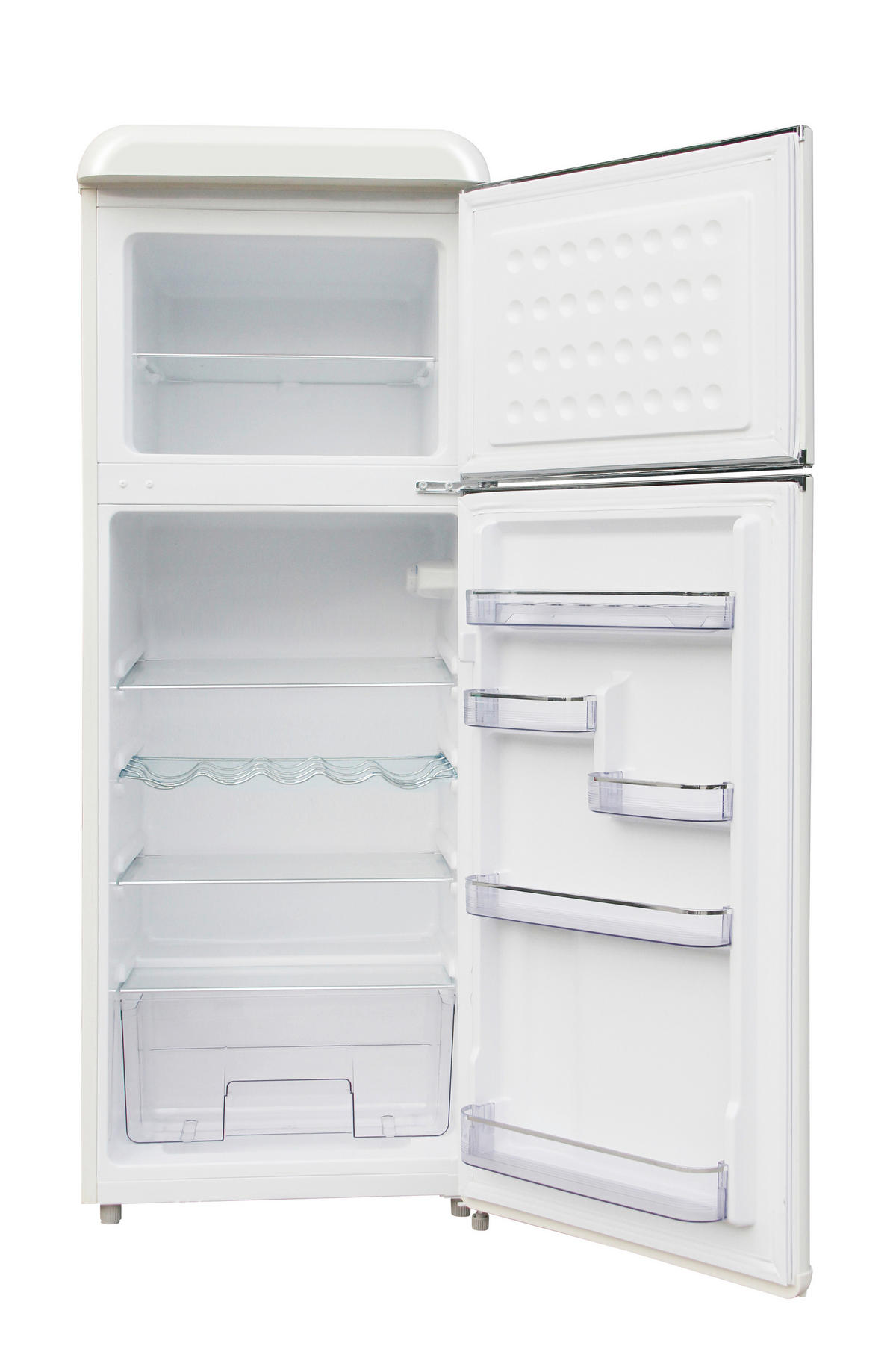 KÜHL-GEFRIER-KOMBINATION KGR 3000  - Creme, Metall (54/147/58cm) - Nabo